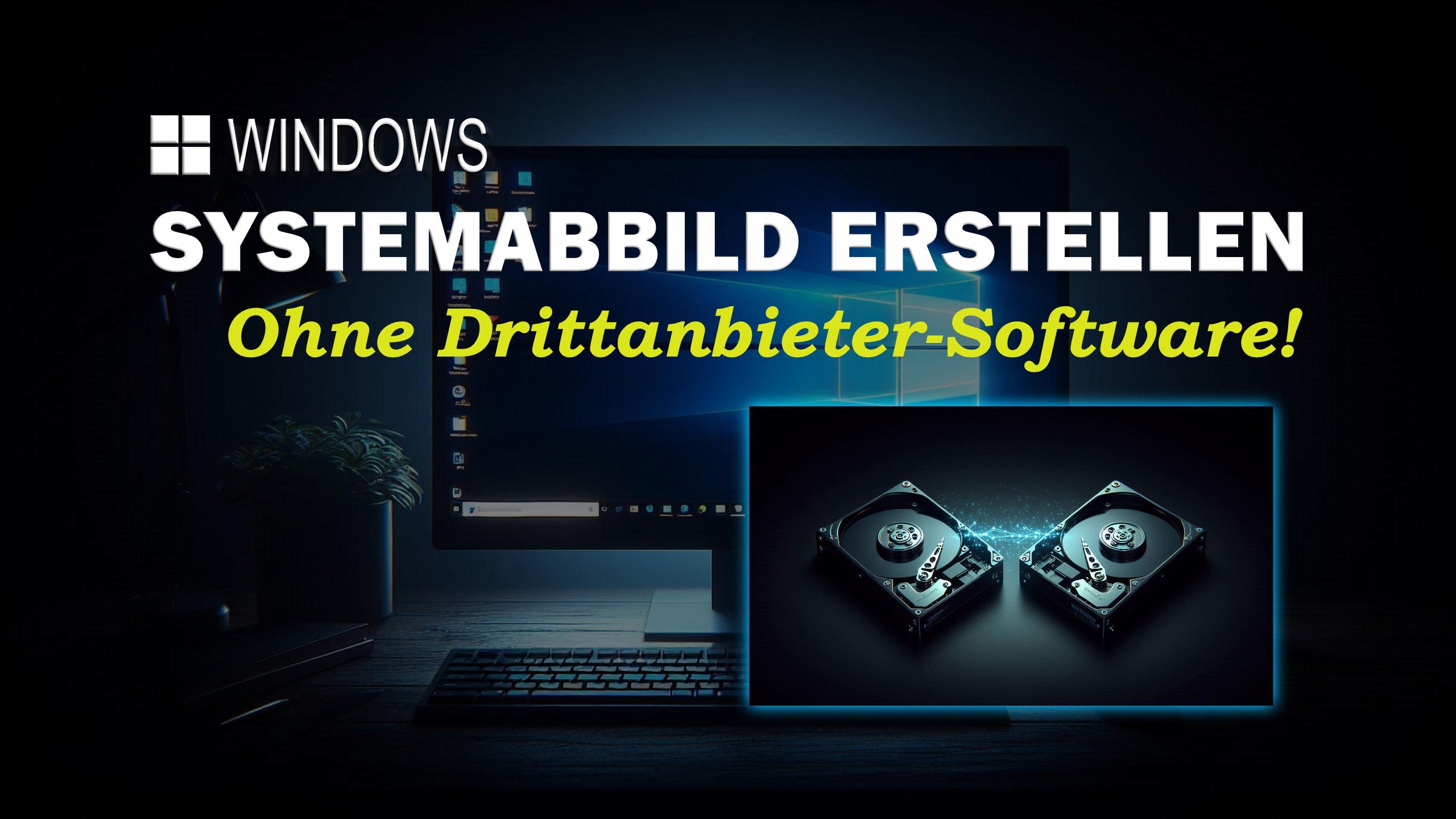 Windows Systemabbild mit Bordmitteln erstellen